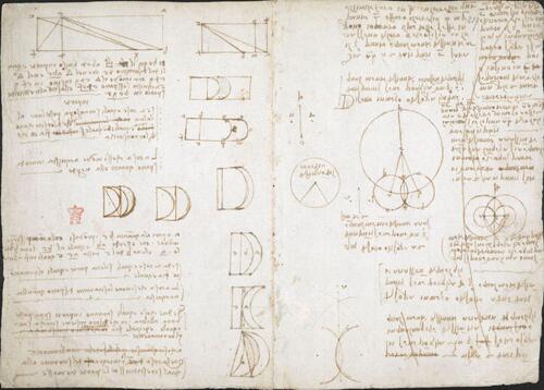 页面提取自－阿伦德尔抄本.codex arundel.达芬奇著.by leonardo da vinci.大英图书馆藏.arundel.ms.263-6