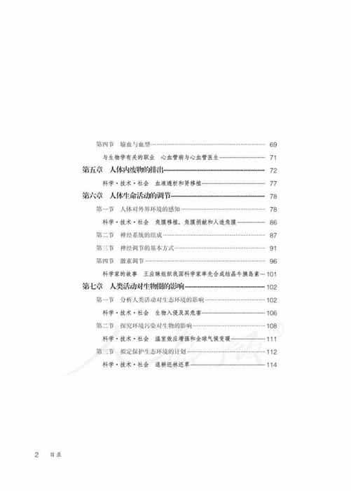 生物七年级下