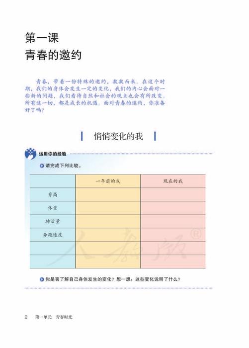 道德与法治七年级下册