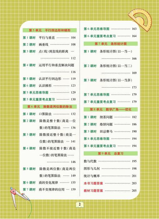 课堂全解人教版数学四年级上册 