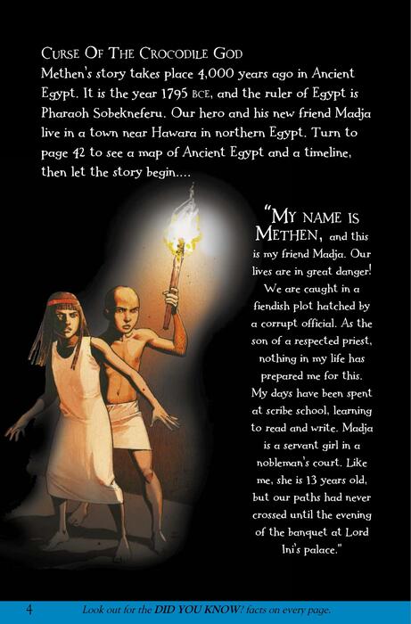 graphic readers.l4.the curse of the crocodile god