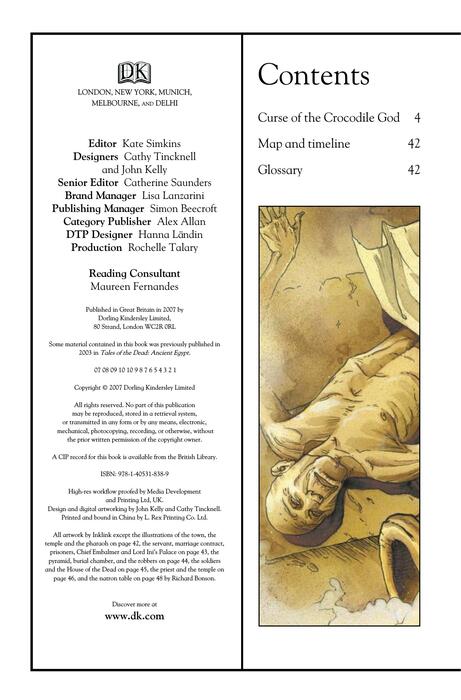 graphic readers.l4.the curse of the crocodile god