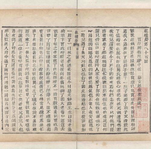 红楼梦.一百二十回.清.曹霑撰.高鹗补.天津图书馆藏.清乾隆五十七年程氏翠文书屋木活字本-35
