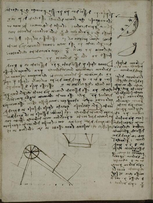 鸟类飞行手稿.codice sul volo degli uccelli.达芬奇著.by leonardo da vinci.1505-1506年.都灵皇家图书馆藏