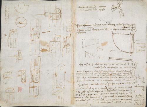 页面提取自－阿伦德尔抄本.codex arundel.达芬奇著.by leonardo da vinci.大英图书馆藏.arundel.ms.263-4