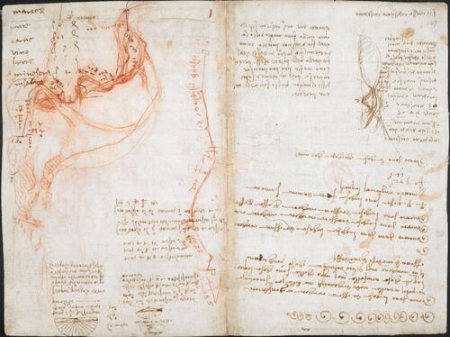 页面提取自－阿伦德尔抄本.codex arundel.达芬奇著.by leonardo da vinci.大英图书馆藏.arundel.ms.263-4