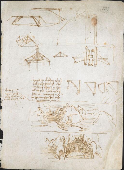 页面提取自－阿伦德尔抄本.codex arundel.达芬奇著.by leonardo da vinci.大英图书馆藏.arundel.ms.263-6