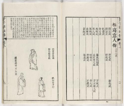 页面提取自－芥子园画传.三集.六卷.清.王槩等辑摹.日本宽延元年河南四郎右衛門彩色套印本.1748年-5