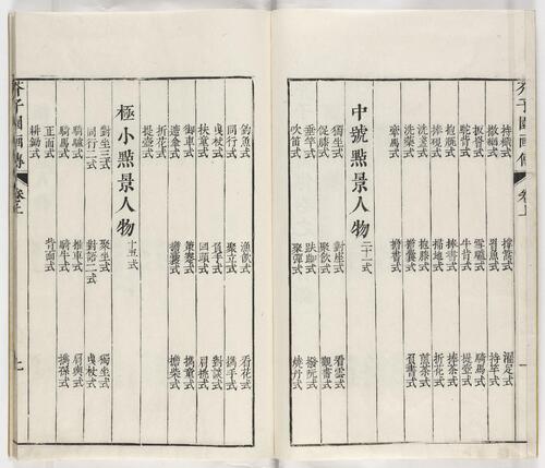 页面提取自－芥子园画传.三集.六卷.清.王槩等辑摹.日本宽延元年河南四郎右衛門彩色套印本.1748年-5