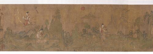 洛神赋图.第一卷.东晋.顾恺之画.宋摹本.65500x1720像素.故宫博物院藏