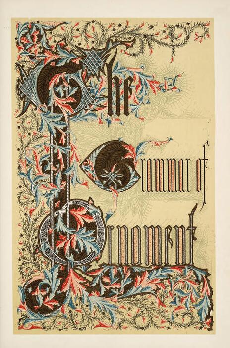 the grammar of ornament.装饰法则.by jones owen.1910