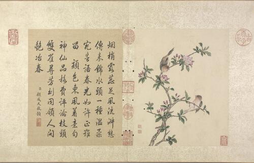 花卉虫草册.二十四帧.清蒋廷锡绘.故宫博物院藏本