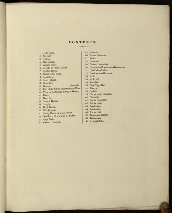 南非的部落.动物和风景速写.by samuel daniell.1820年出版
