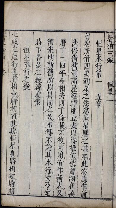 页面提取自－崇祯历书.07.恒星历指.二卷.明西洋.汤若望撰.明崇祯时期刊本-2