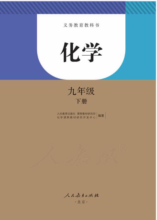 人教版九年级化学下册课本 人教版九年级化学下册课本
