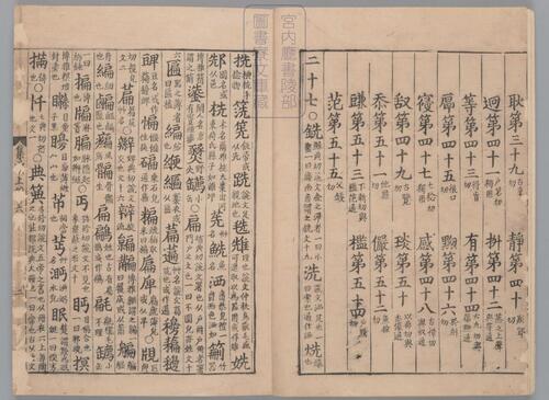 页面提取自－集韵.十卷.缺卷一.宋.丁度等奉勑撰.南宋淳熙间金州军刻本-5