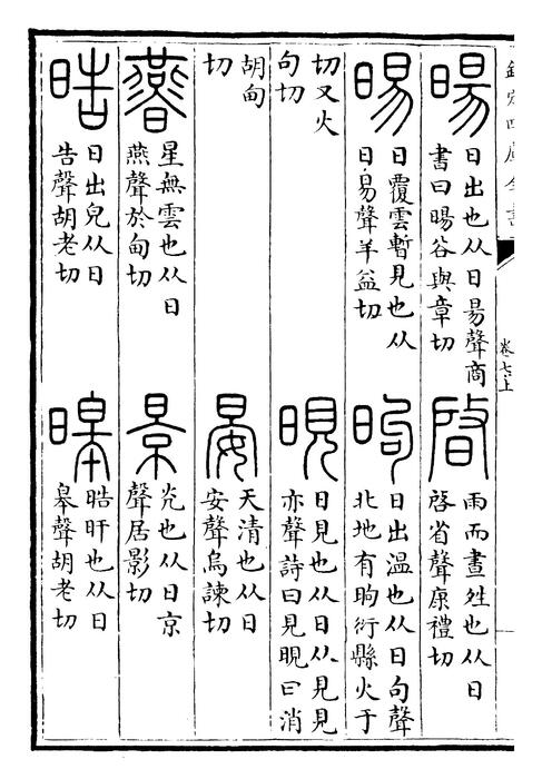 卷七上~卷七下