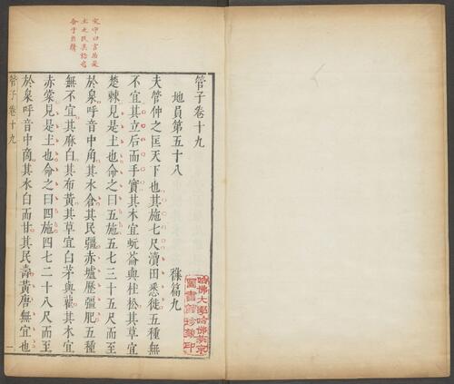 页面提取自－管子.二十四卷.管仲撰.明.凌汝亨辑评.明万历48年凌氏朱墨套印本-8