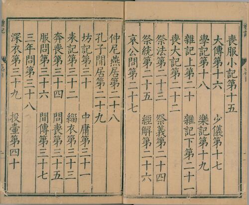 页面提取自－礼记.明.陈邦泰书.明万历时期李登校刻本 3