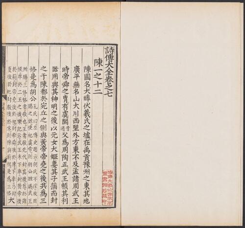 页面提取自－诗传大全.二十卷.纲领.图.诗序辨说各一卷.明.胡广等奉敕辑.明永乐十三年内府刊本-6