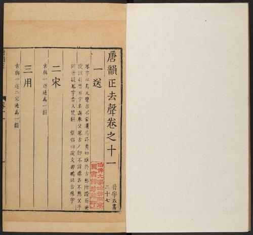 页面提取自－音学五书.三十八卷.清.顾炎武撰.清康熙年间张弨符山堂刻本-14