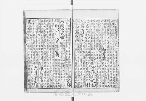 页面提取自－s041宋版.史部.皇朝编年纲目备要.宋九朝编年备要.30卷.首目1卷.宋.陈均撰.南宋末刊.抄补.30册-18