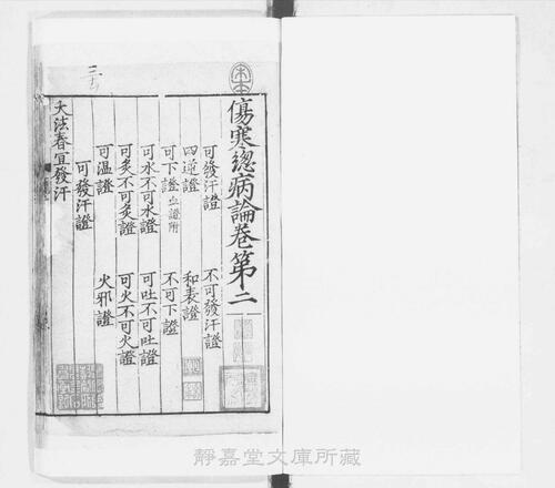 页面提取自－s064宋版.子部.伤寒总病论.6卷.附音训1卷.修治药法1卷.宋.庞安时撰.南宋刊.抄补.4册-2