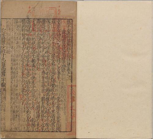页面提取自－集千家注批点杜工部诗集.二十卷.文集两卷.唐.杜甫撰.宋.刘辰翁批点.元.高楚芳编.元西园精舍刊本-4