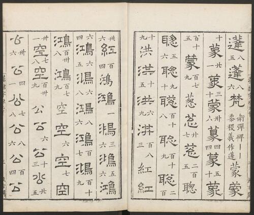 页面提取自－汉隶字源.六卷.宋.娄机撰.明末清初毛氏汲古阁刊本2