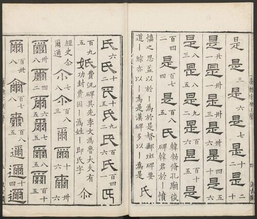 页面提取自－汉隶字源.六卷.宋.娄机撰.明末清初毛氏汲古阁刊本4